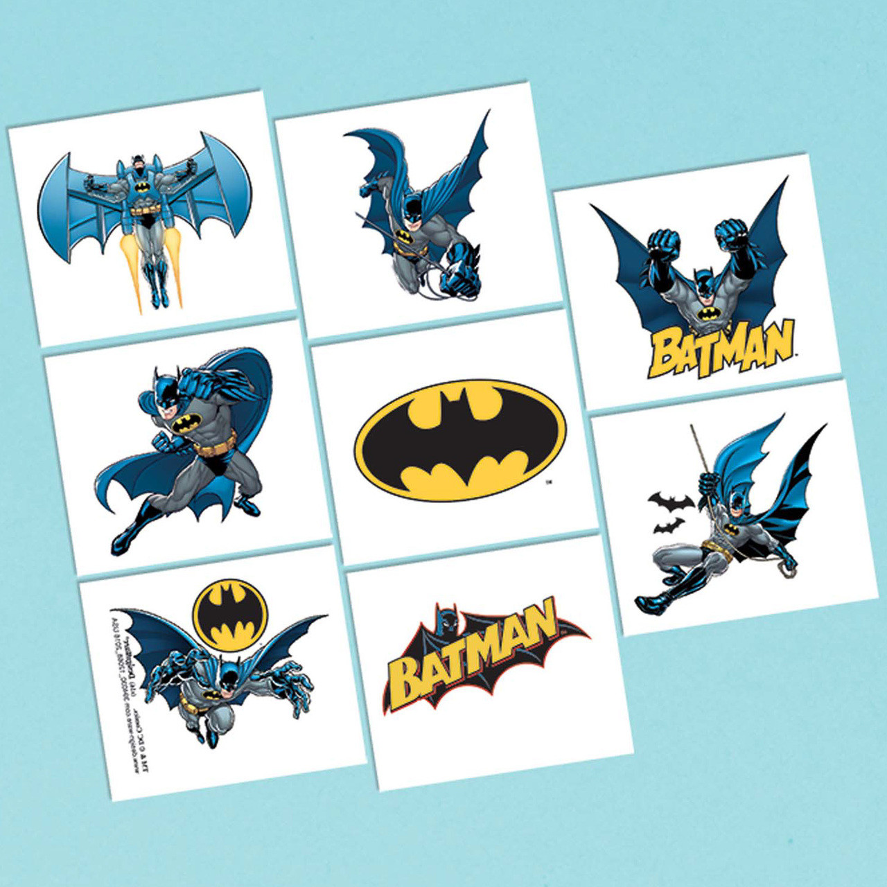 Batman Tattoo Sheet (1) - Walmart.com